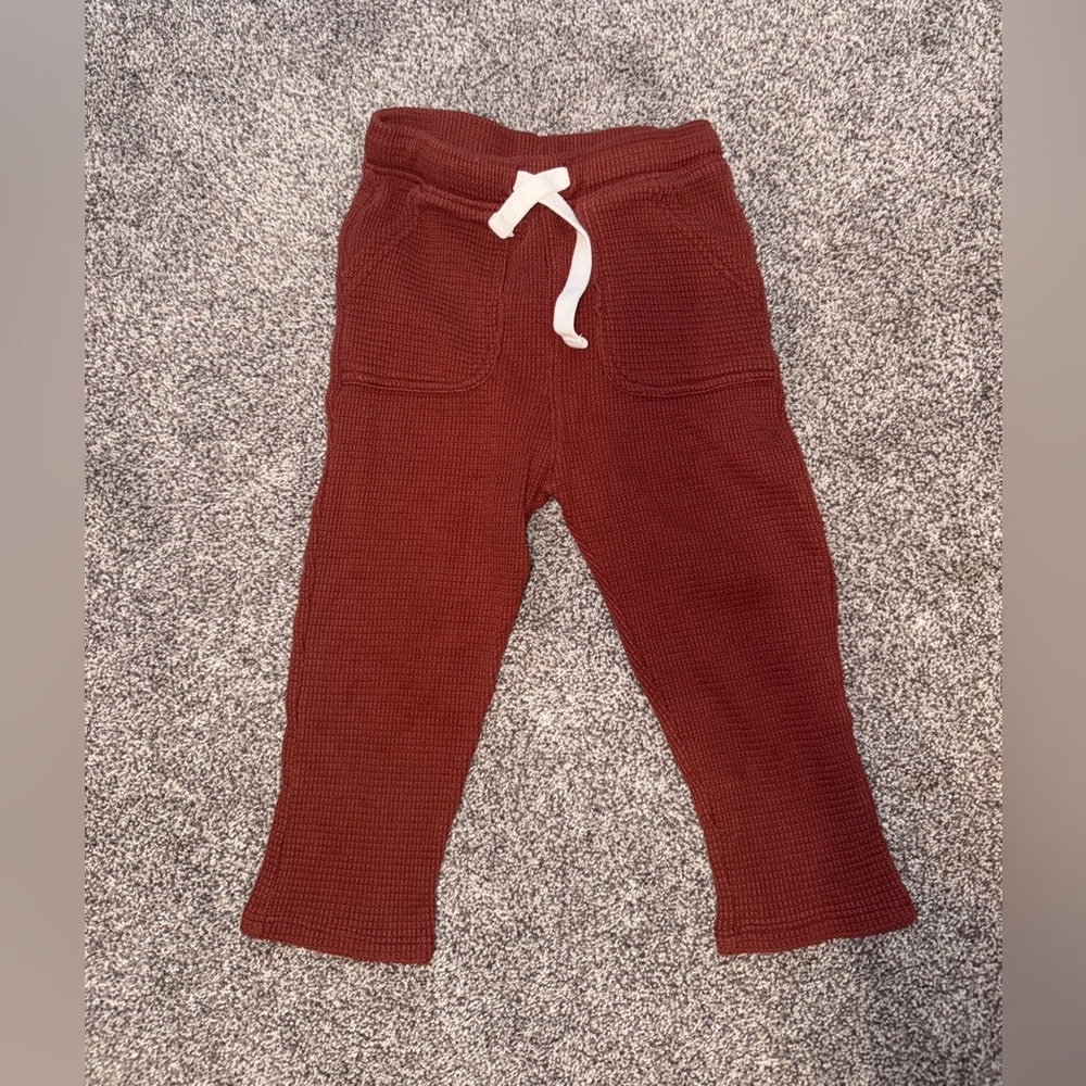 The Little Co. Kids Red Waffle Bottoms